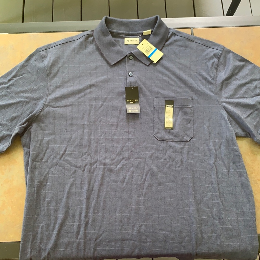 NWT Men’s Haggar Signature Polo
